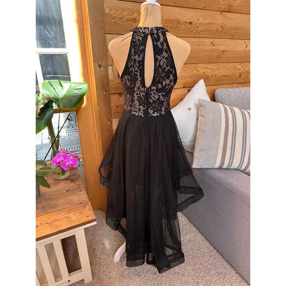 Speechless Black Whimsygoth Lace High Low Dress | Sheer Tulle Prom | Women’s S - Picture 11 of 14